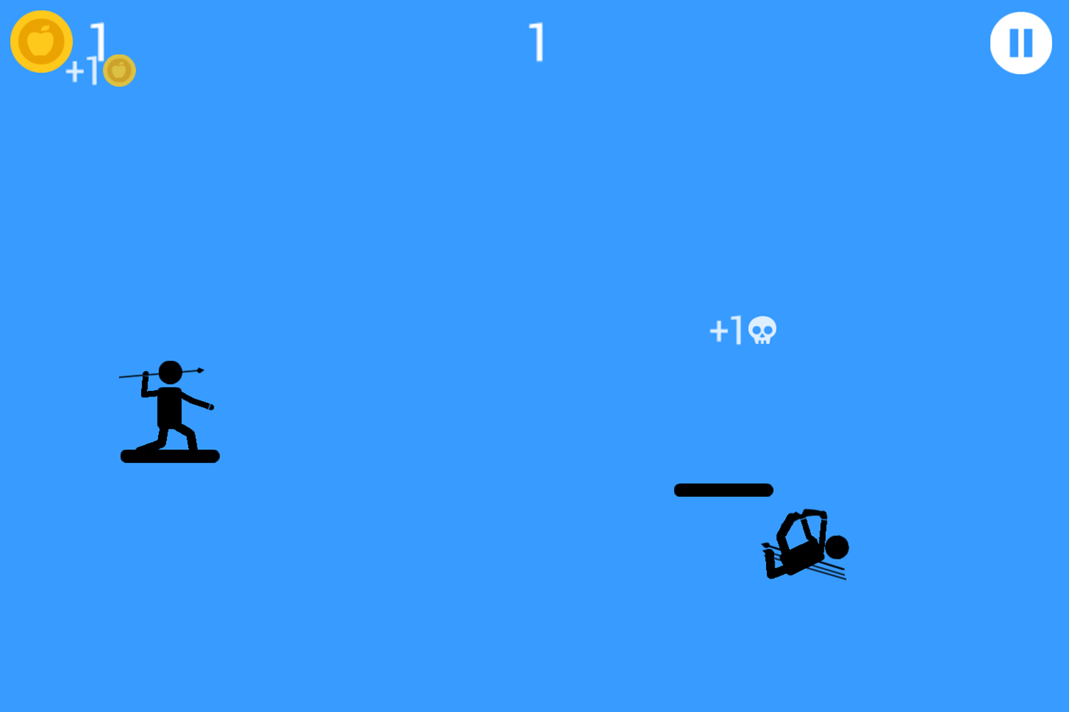 The Spear Stickman Game Play Screenshot.