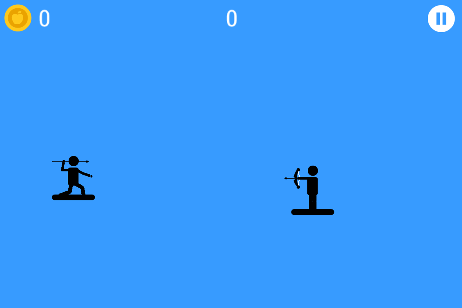 The Spear Stickman Game Start Screenshot.