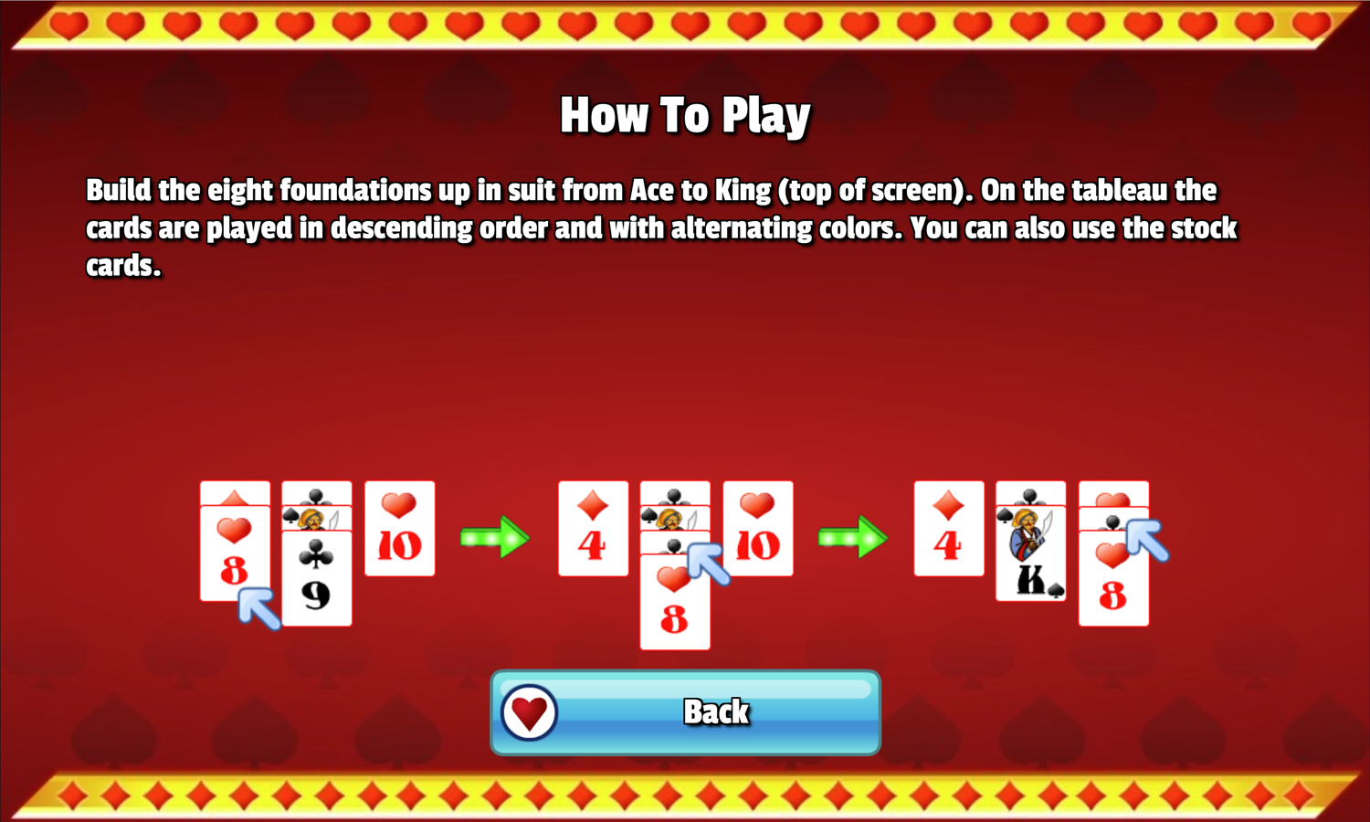 Thieves of Egypt Game How to Play Screen Screenshot.