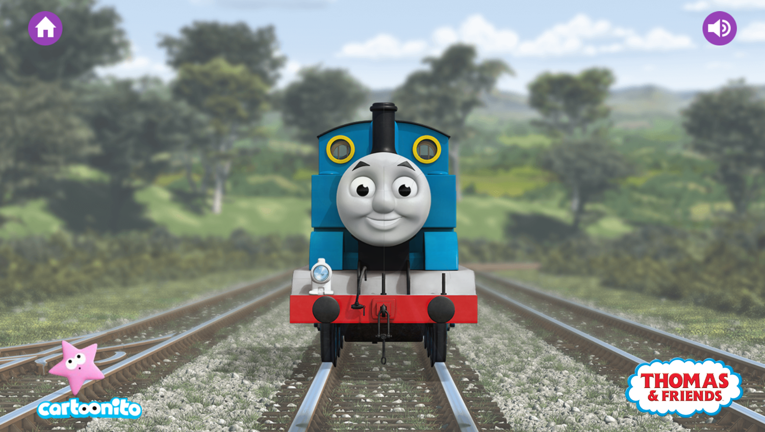 Thomas and Friends Jigsaw Puzzle Game Complete Screenshot.