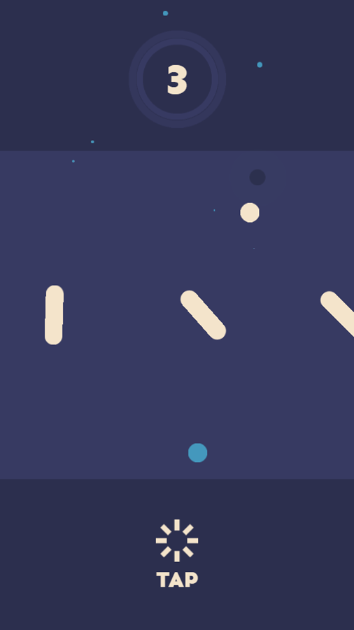 Three Arcade Game Dodge Pattern Play Screenshot.