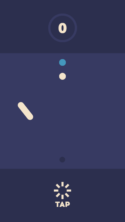 Three Arcade Game Dodge Pattern Start Screenshot.