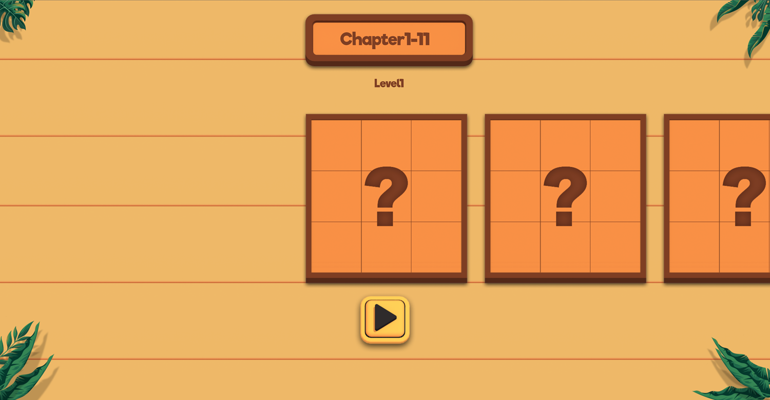 Tile Master Match Game Welcome Screen Screenshot.