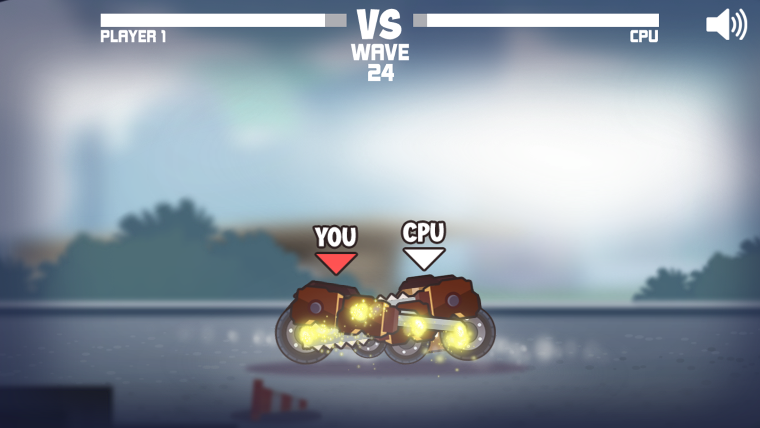 Tiny Crash Fighters Game Screenshot.