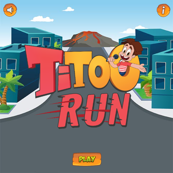 Titoo Run Game Welcome Screen Screenshot.