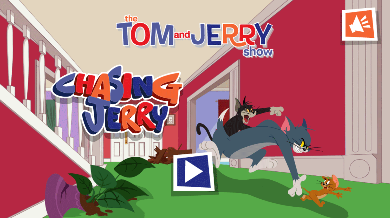 Tom and Jerry Chasing Jerry Welcome Screen Screenshots.