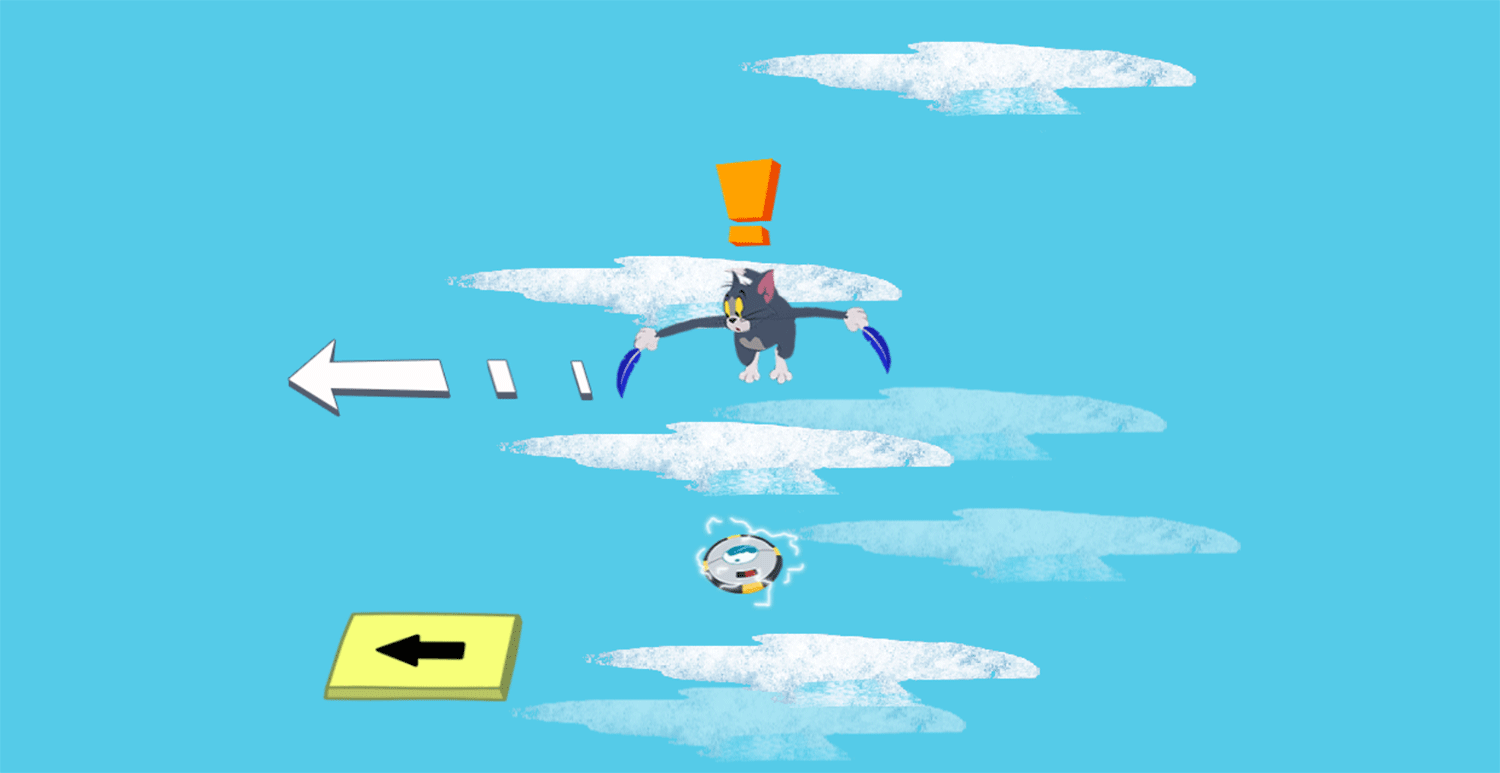 Tom and Jerry Freefalling Tom How To Play Screenshots.
