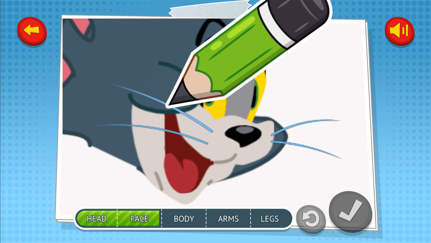 Tom and Jerry I Can Draw Game Screenshots.