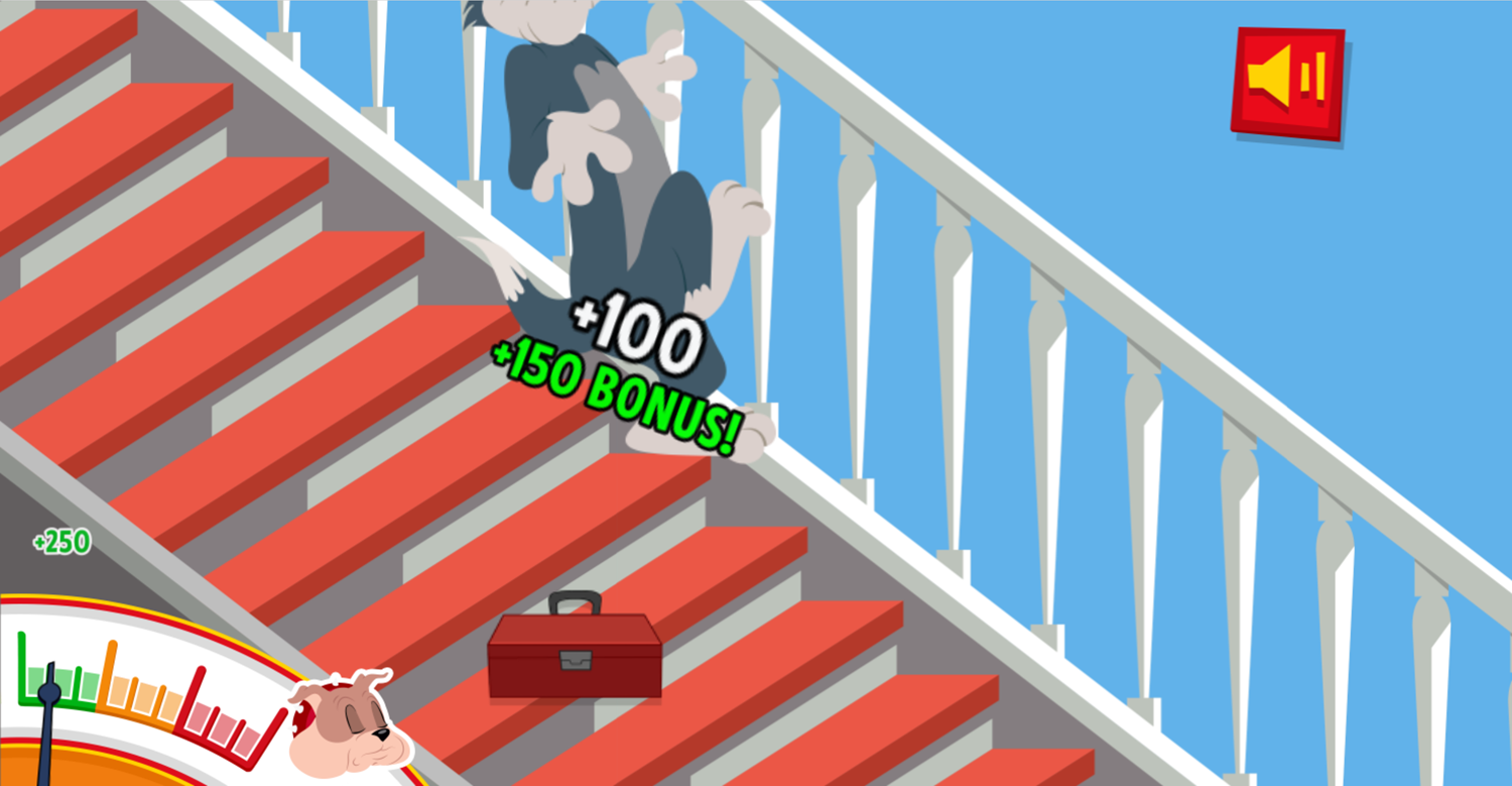 Tom and Jerry Musical Stairs Bonus Screenshot.