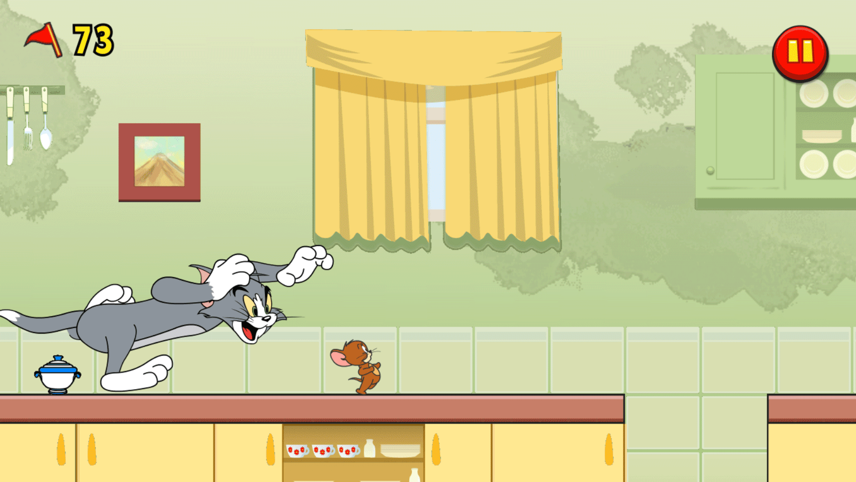 🕹️ Play Tom & Jerry Run Jerry Game: Endless Cartoon Cat & Mouse Chase ...