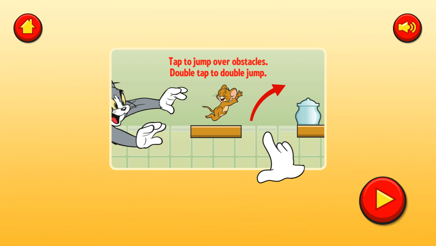 Tom and Jerry Run Jerry How To Play Screenshots.