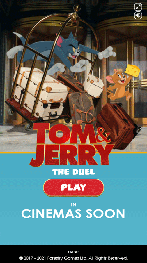 Tom and Jerry the Movie the Duel Welcome Screen Screenshot.
