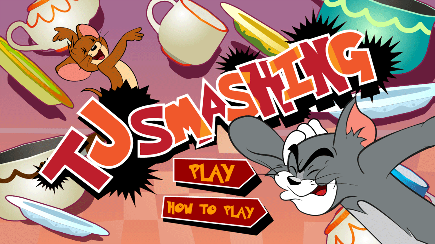 Tom and Jerry TJ Smashing Welcome Screen Screenshots.