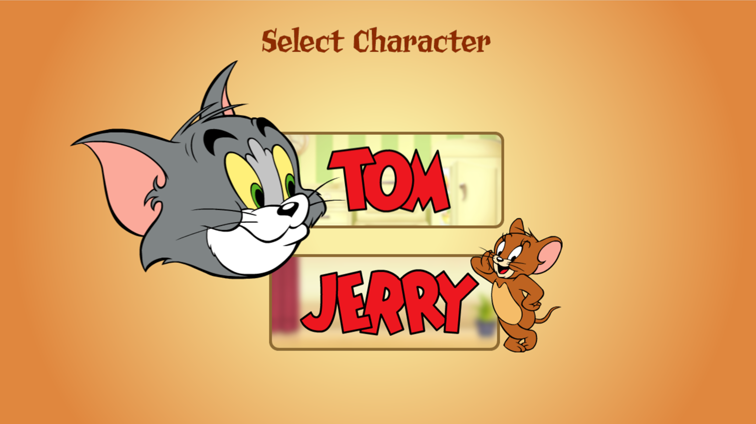 Tom and Jerry What's the Catch Character Select Screenshot.