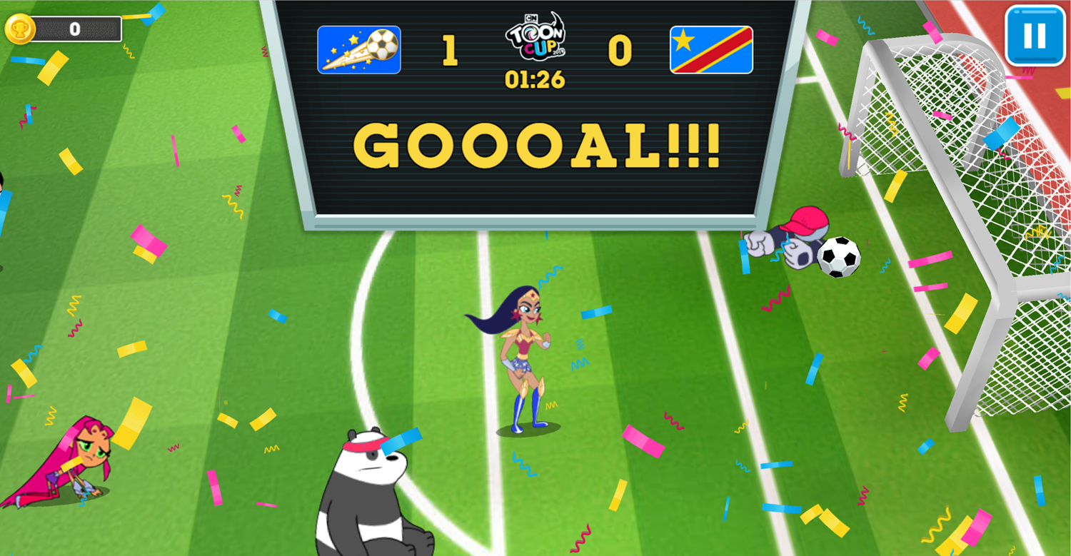 Toon Cup 2019 Goal Scored Screenshot.