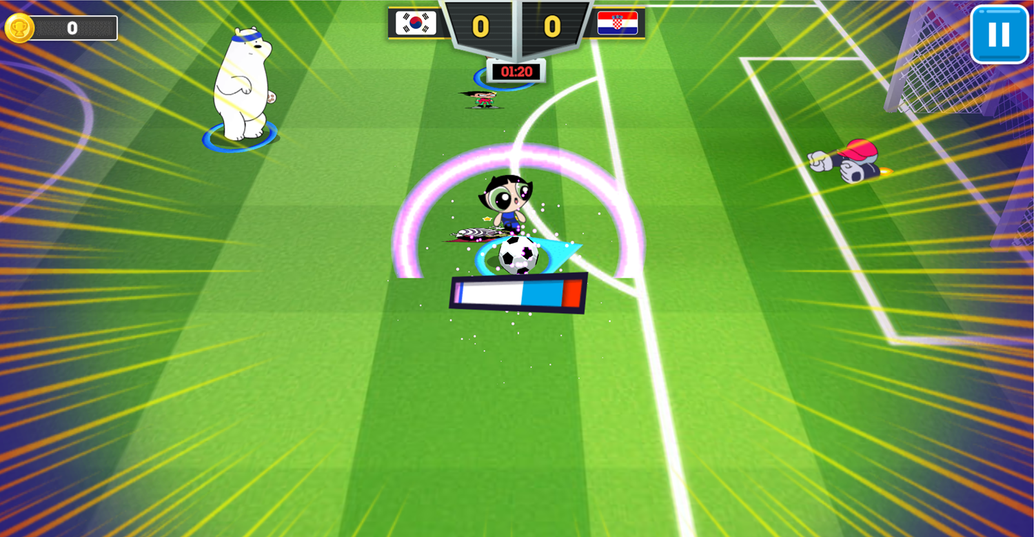 Toon Cup 2019 Shot on Goal Screenshot.