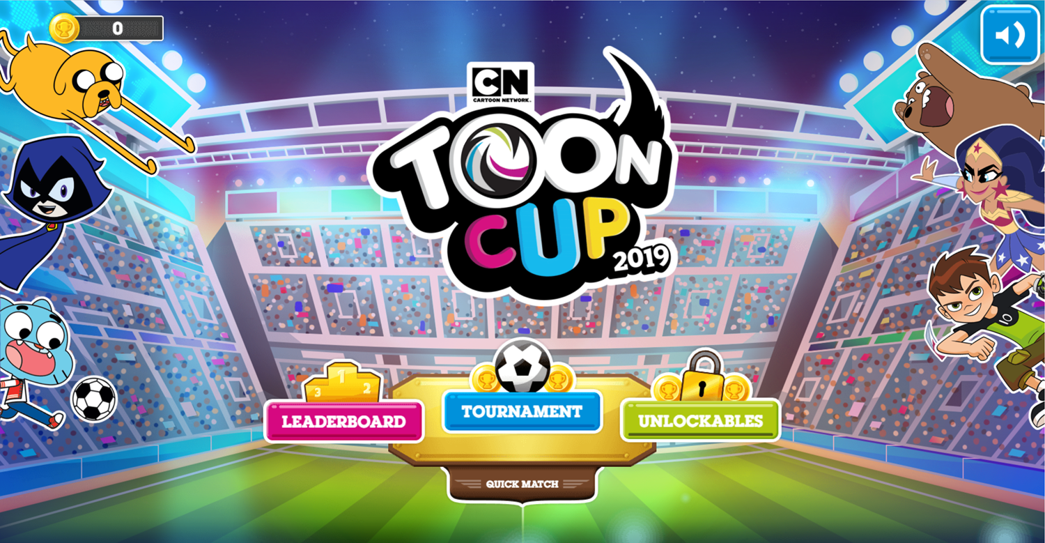 Toon Cup 2019 Welcome Screen Screenshot.