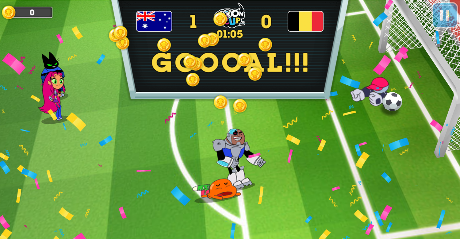 Toon Cup 2020 Goal Scored Screenshot.