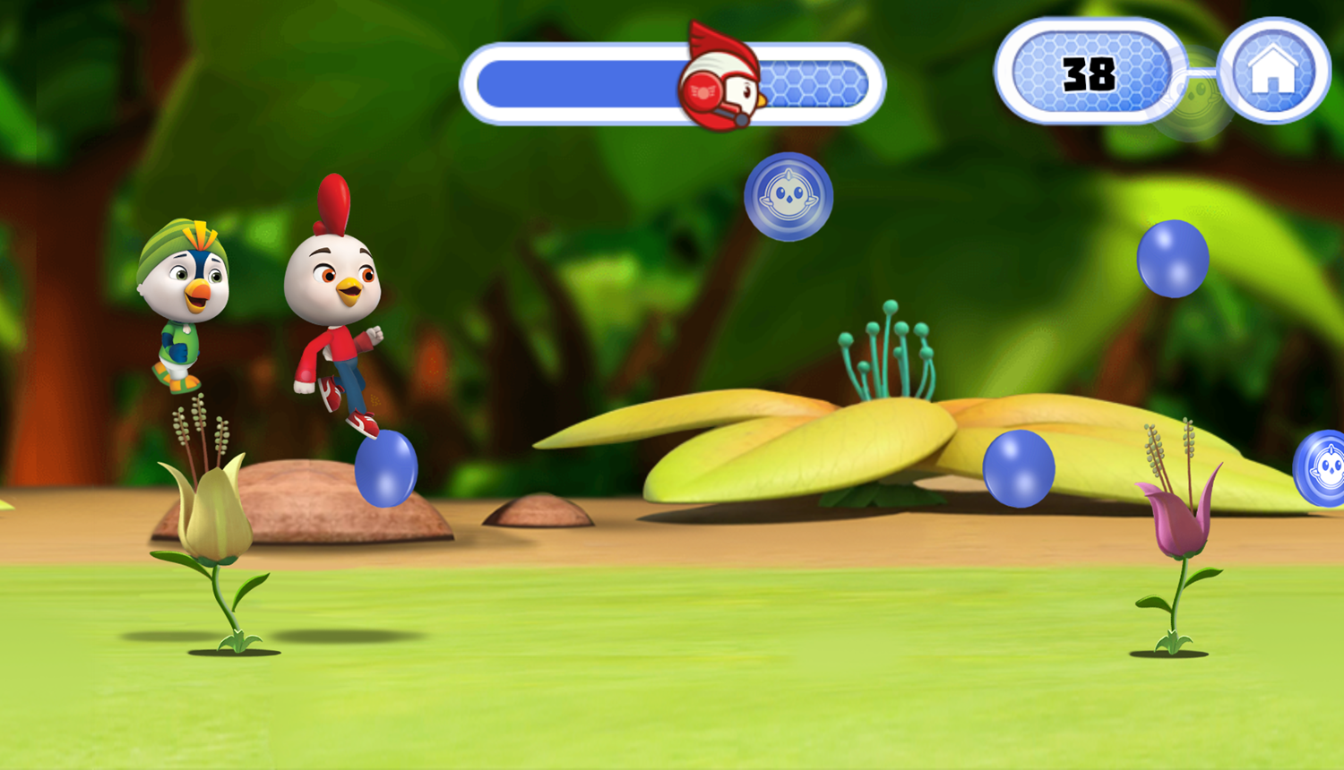 Top Wing Friends to the Rescue Game Stage 1 Gameplay Screenshot.
