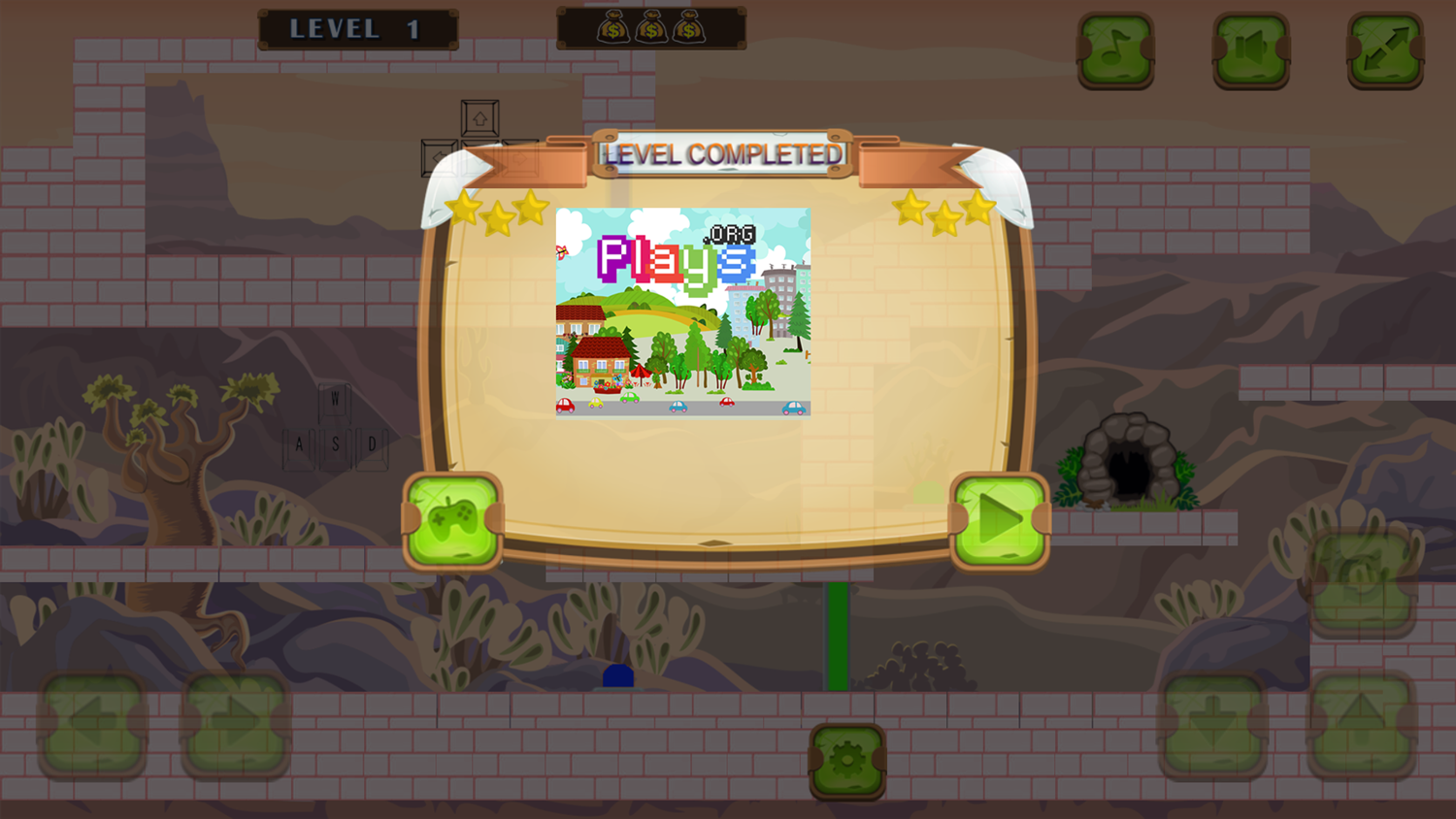 Toto Double Trouble Game Level Completed Screenshot.