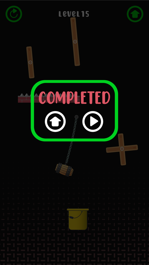 Track Control Game Level Beat Screen Screenshot.