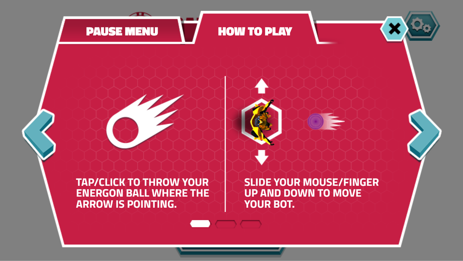 Transformers Faction Face Off Game How To Play Screenshot.