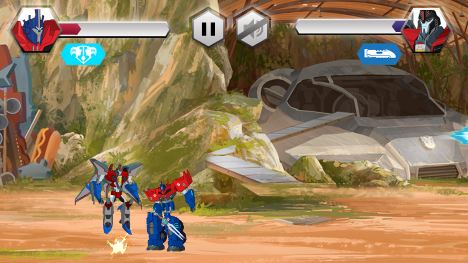 Transformers Power Up for Battle Game Play Screenshot.