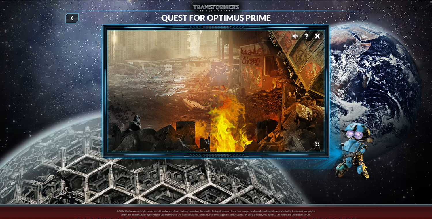 Transformers Quest for Optimus Prime Ancient Symbols Game Screenshot.