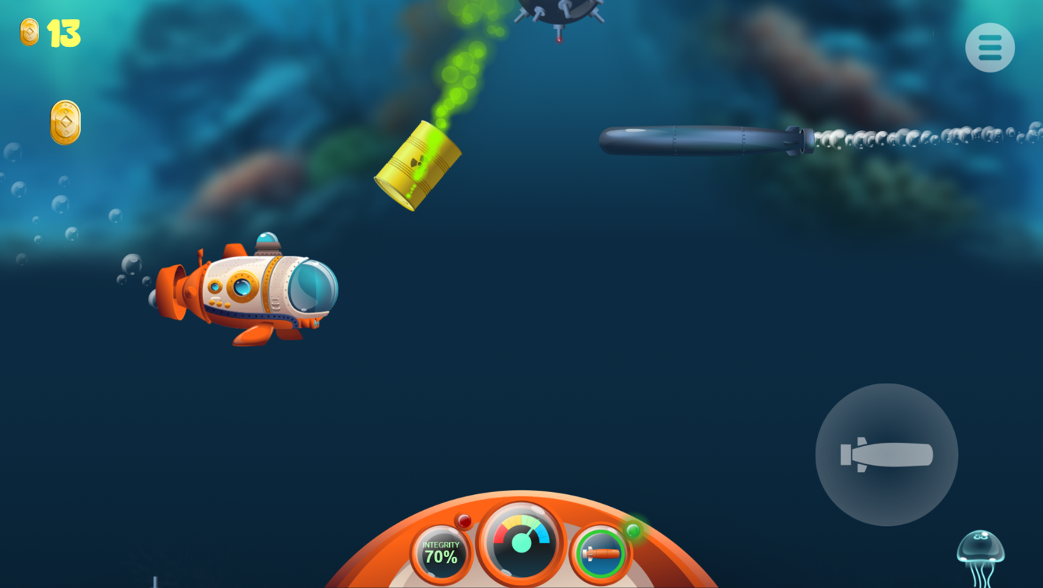 Treasure Hunt Game Screenshot.