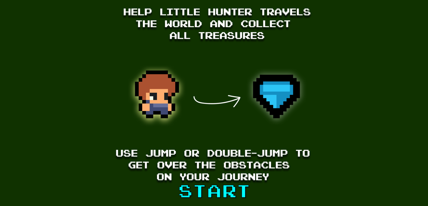 Treasure Hunter Game How to Play Screen Screenshot.