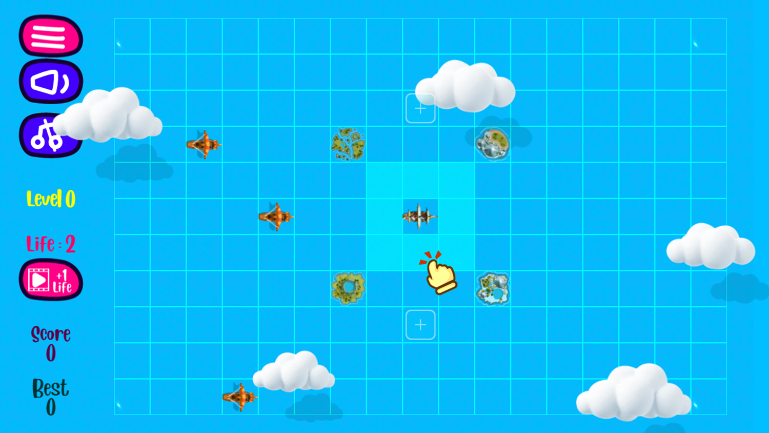 Treasure of Sea Game How to Play Movement Screen Screenshot.