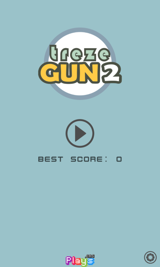 Treze Gun 2 Game Welcome Screen Screenshot.