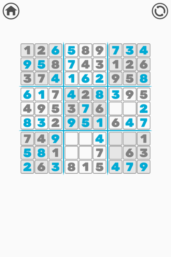 Treze Sudoku Game Solving Screenshot.