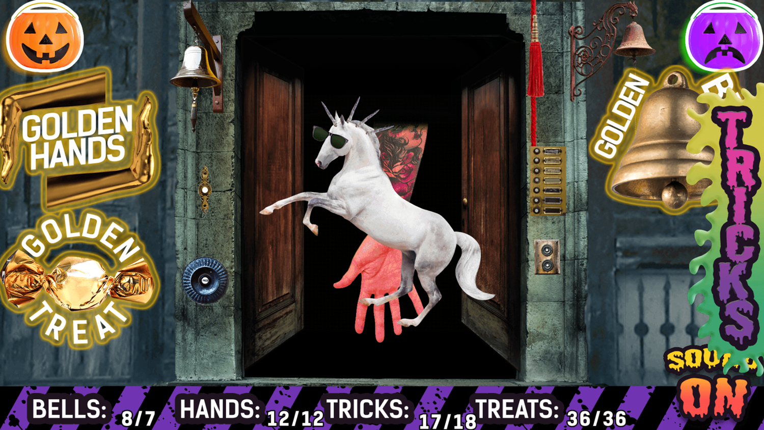 Trick or Treat Game Play Screenshot.