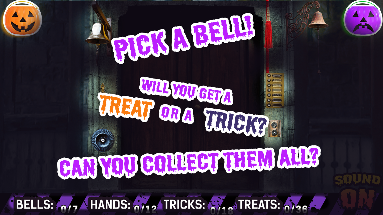 Trick or Treat Game How To Play Screenshot.