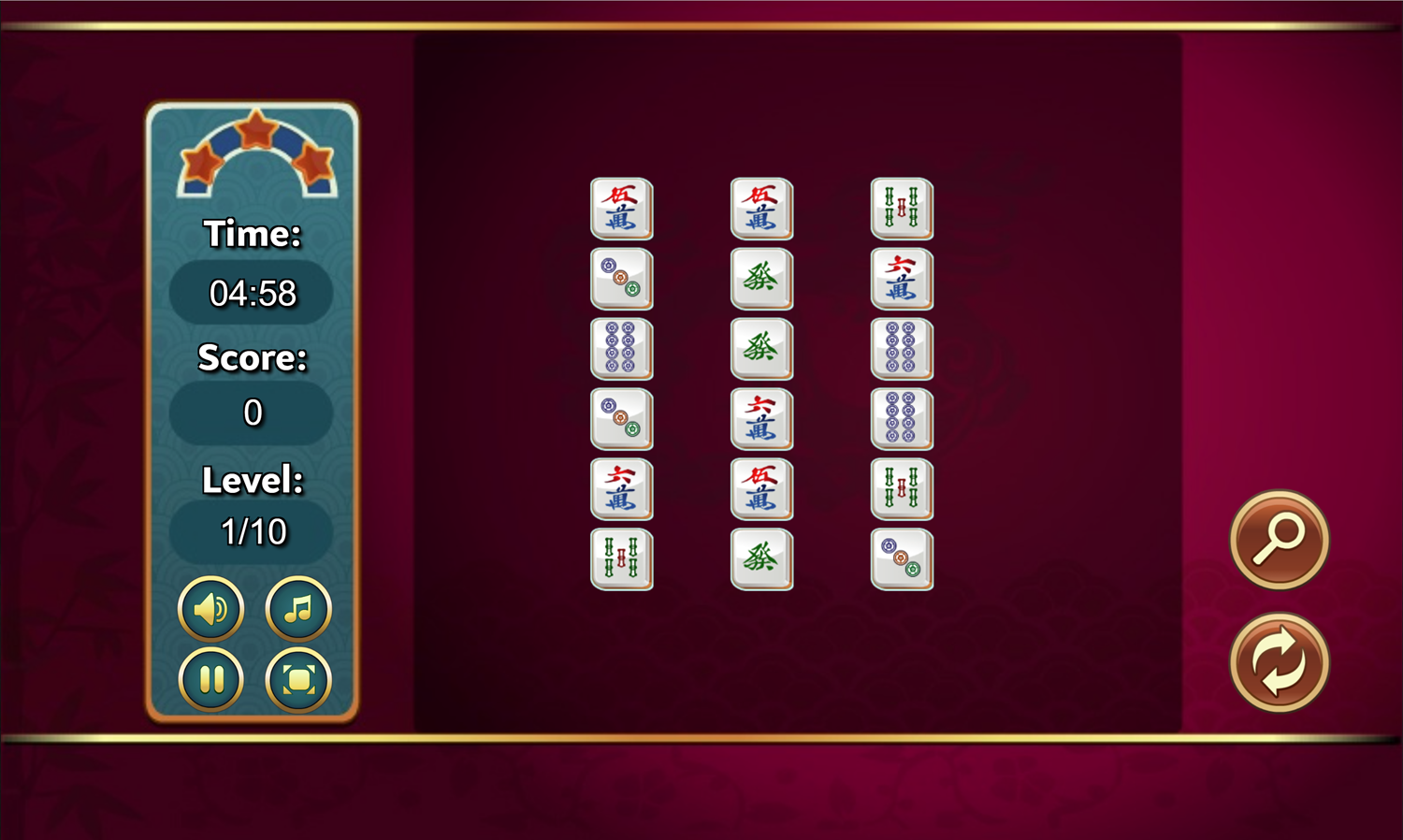 Triple Connect Game Screenshot.