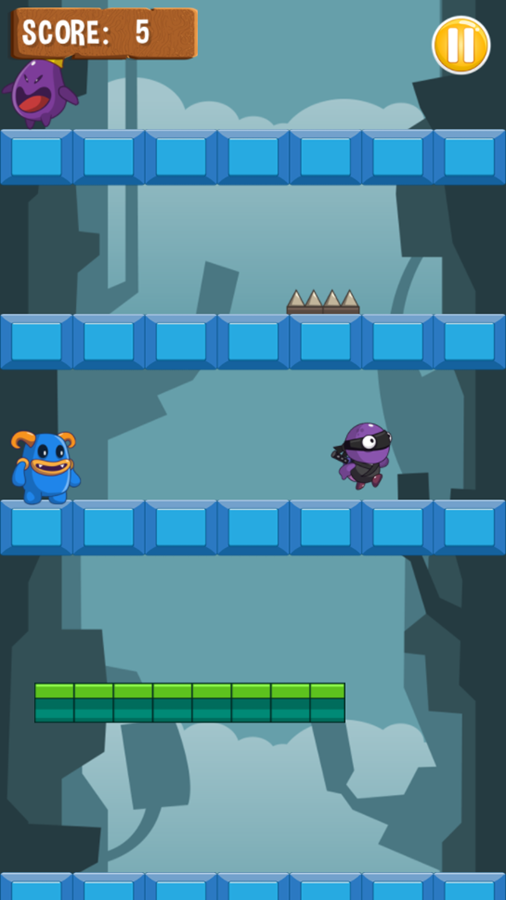 Turtle Jump Game Play Screenshot.