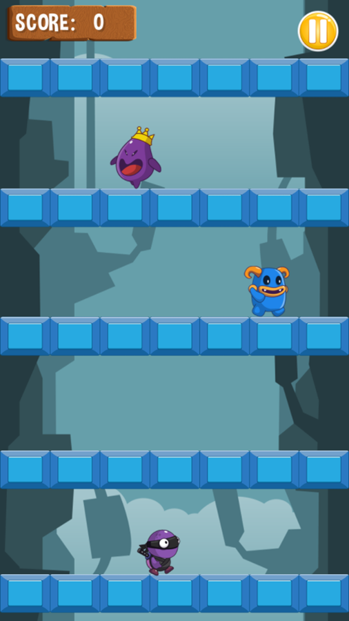 Turtle Jump Game Start Screenshot.