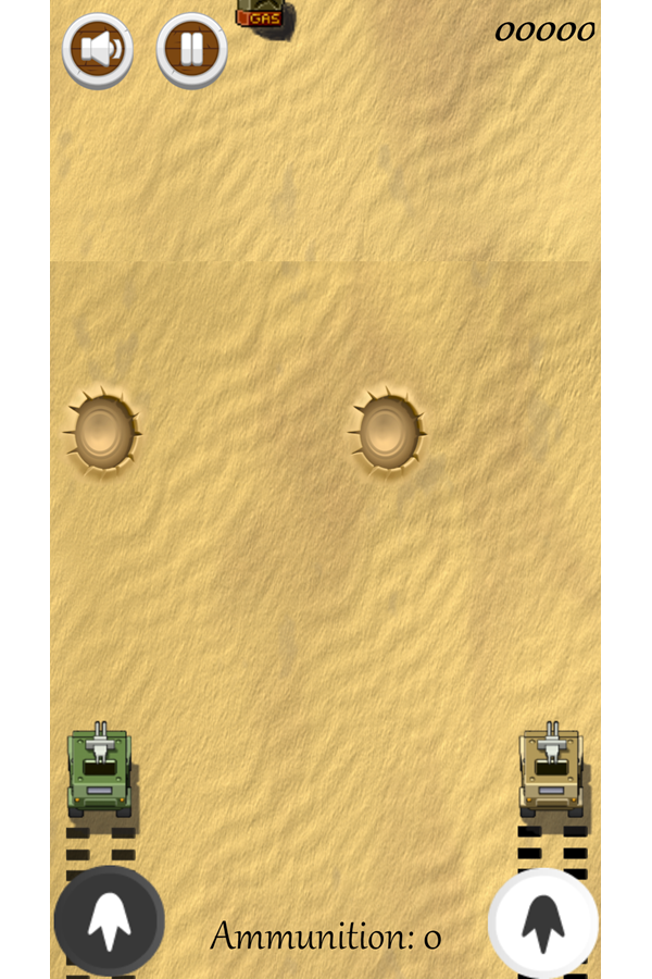 Two Tanks Game Screenshot.