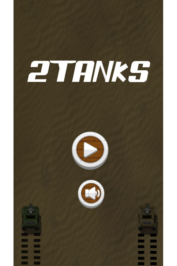 Two Tanks Game Welcome Screenshot.
