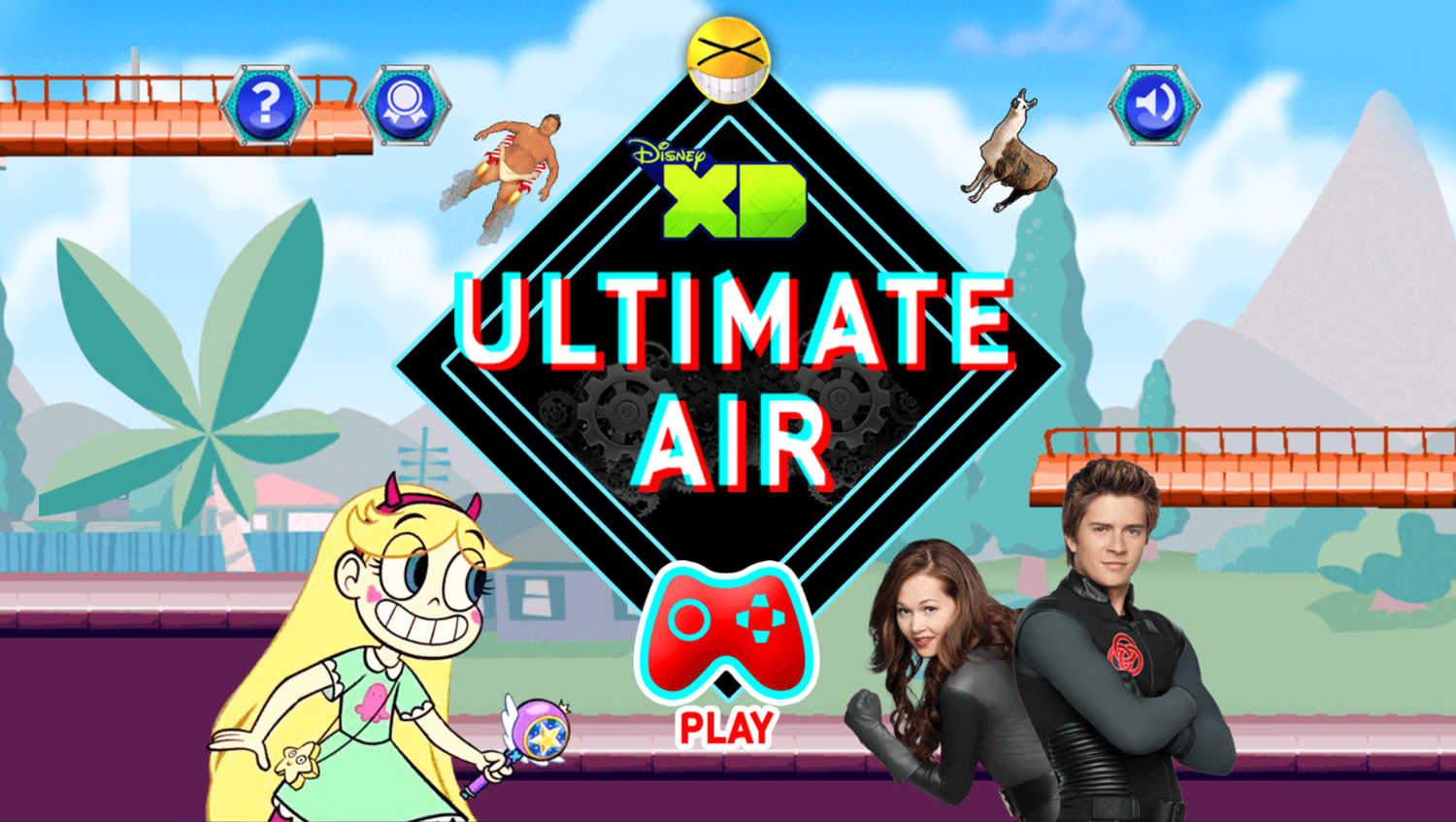 Ultimate Air Game Welcome Screen Screenshot.
