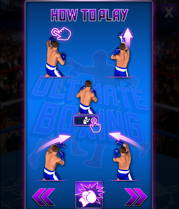 Ultimate Boxing Instructions Screenshot.