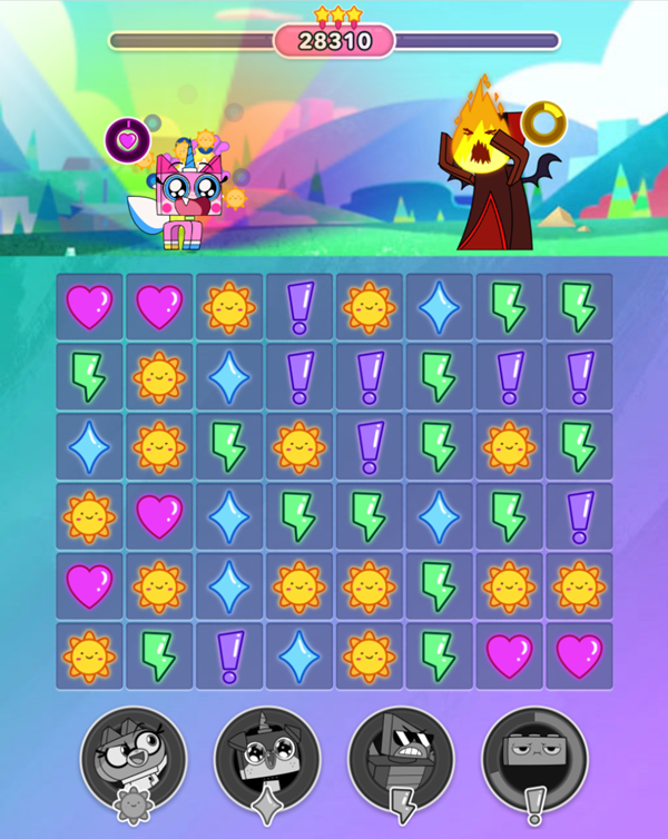 UniKitty Rainbow Rage Game Beat Screenshot.