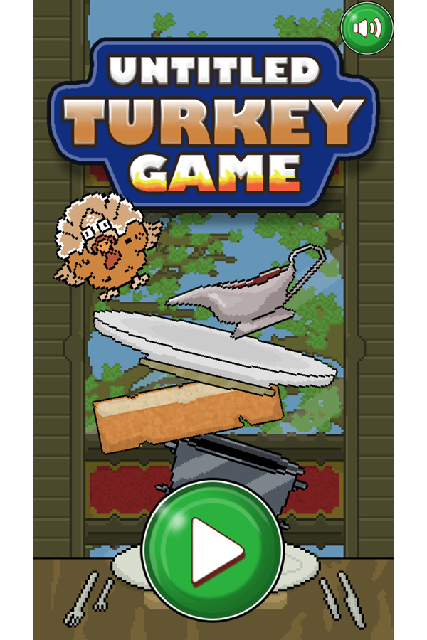 Untitled Turkey Game Welcome Screen Screenshot.