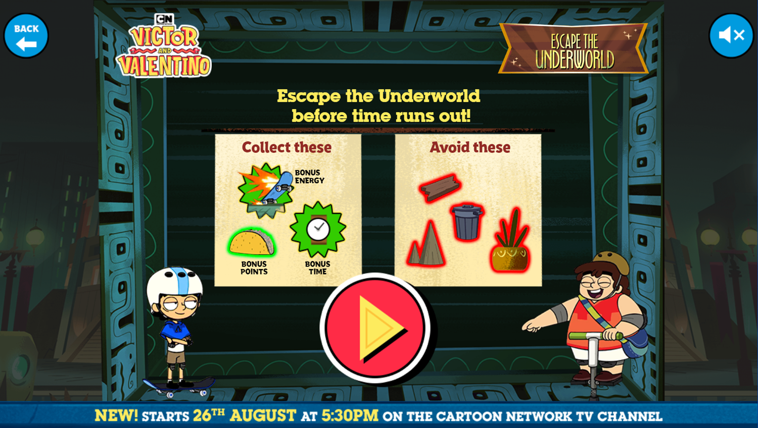 Victor and Valentino Mission to Monte Macabre Case Game Escape The Underworld How To Play Screenshot.