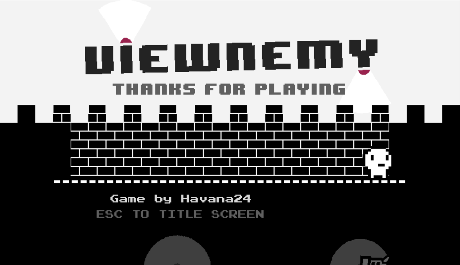 Viewnemy Game Beat Screen Screenshot.