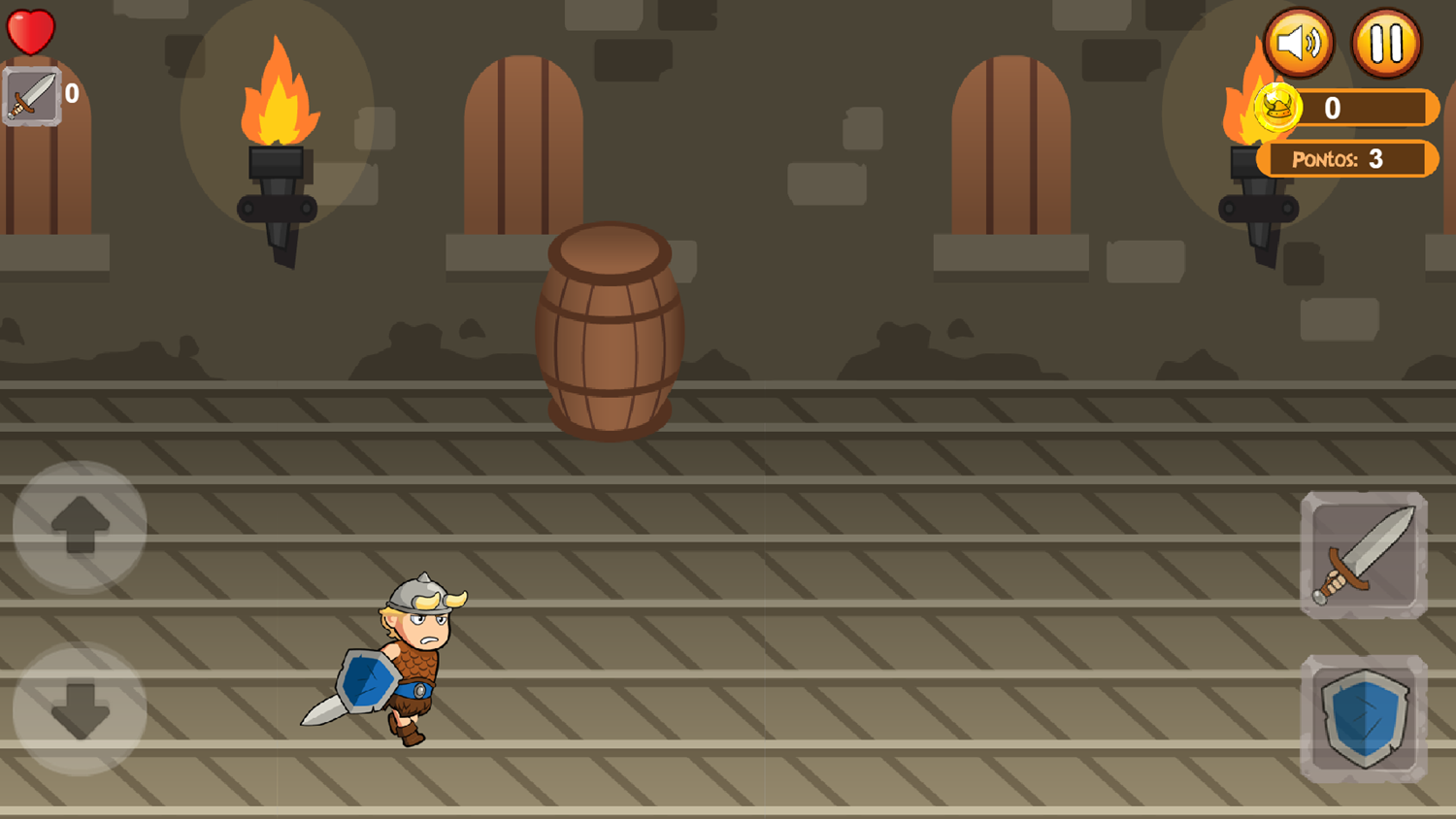 Viking Hunter Game Start Screenshot.