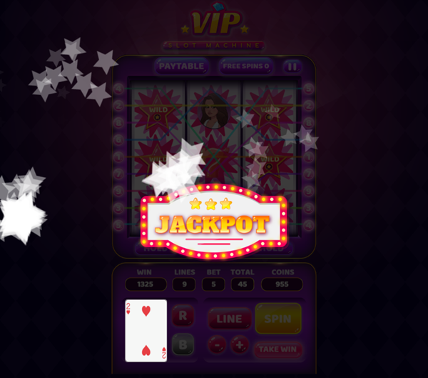 VIP Slot Machine Game Another Jackpot Screenshot.