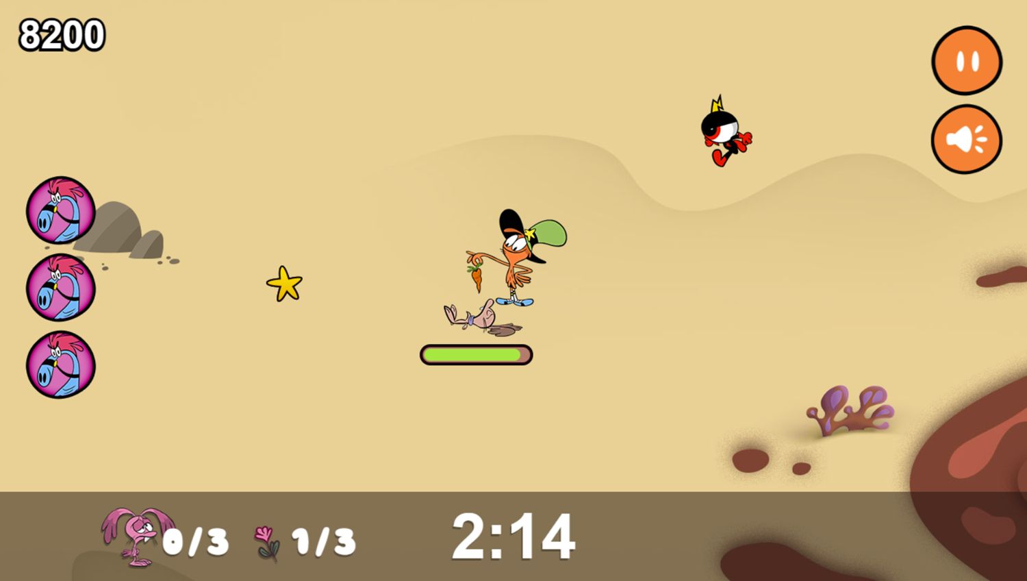 Wander Over Yonder the Helpin' Hands Game Play Screenshot.