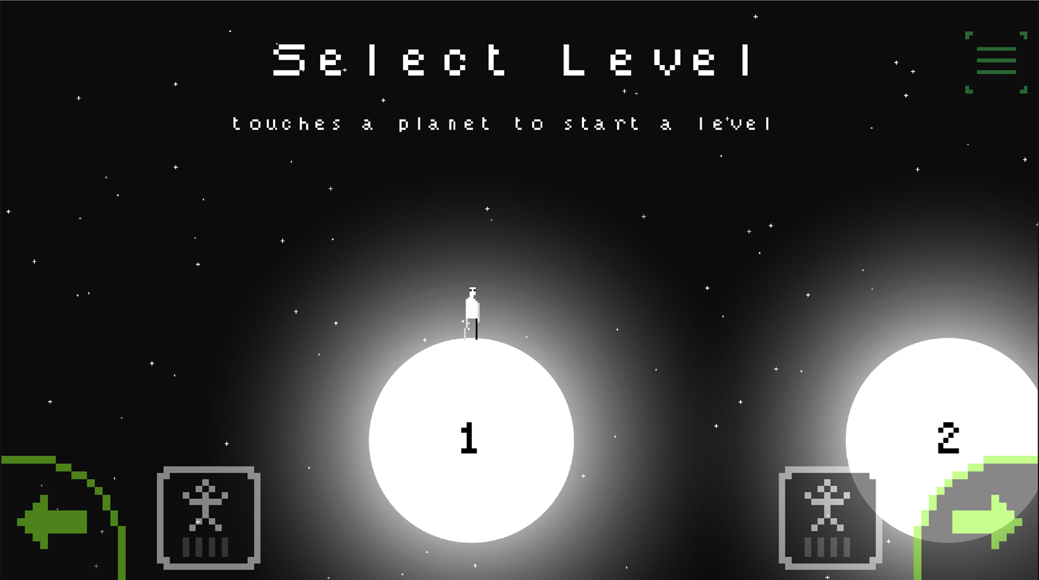 War of Light Game Select Level Screen Screenshot.